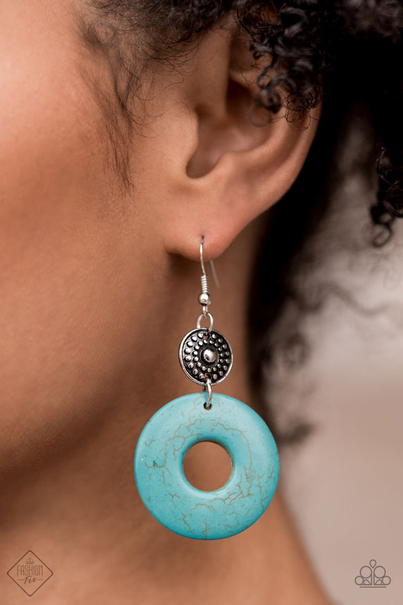 Earthy Epicenter Blue ✧ Earrings Fashion Fix