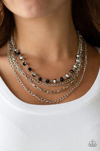 Black,Multi-Colored,Necklace Short,Silver,Extravagant Elegance Multi ✨ Necklace