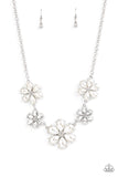 Fiercely Flowering White ✧ Necklace Life of the Party Necklace
