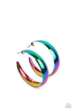 Futuristic Flavor Multi ✧ Oil Spill Hoop Earring