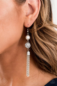 Earrings Fish Hook,Fiercely 5th Avenue,White,Going DIOR to DIOR White ✧ Earrings