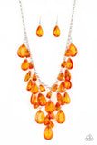 Irresistible Iridescence Orange ✨ Necklace Long