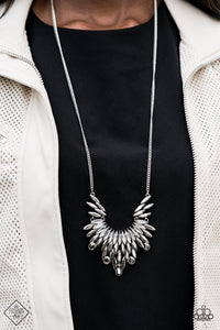 Hematite,Magnificent Musings,Necklace Long,Silver,Leave it to LUXE Silver ✧ Necklace