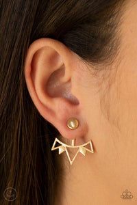 Earrings Post,Gold,Like A Flash Gold ✧ Post Earrings