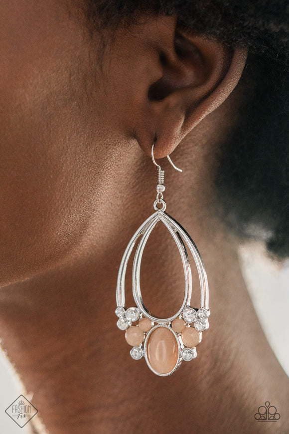 Look Into My Crystal Ball Orange ✧ Earrings Fashion Fix Earrings
