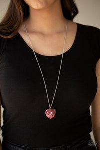 Hearts,Necklace Long,Red,Valentine's Day,Love Is All Around Red ✧ Necklace
