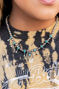 Blue,Necklace Short,Simply Santa Fe,Turquoise,Luck Of The West Blue ✧ Necklace