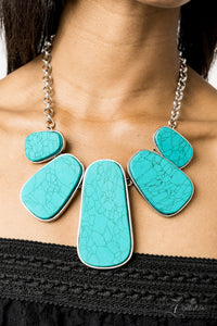 2019 Zi Collection,Blue,Necklace Short,Turquoise,Monumental ✧ Zi Collection Necklace