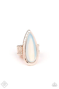 Glimpses of Malibu,Gold,Ring Wide Back,Opal Oasis ✧ Ring