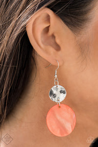 Earrings Fish Hook,Glimpses of Malibu,Orange,Opulently Oasis Orange ✧ Earrings