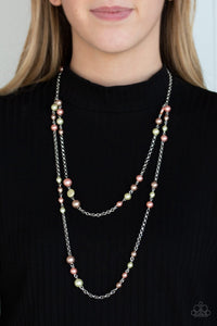 Multi-Colored,Necklace Long,Pearl Promenade Multi ✨ Necklace