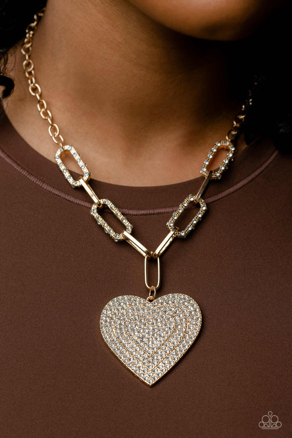 Roadside Romance Gold ✧ Heart Necklace