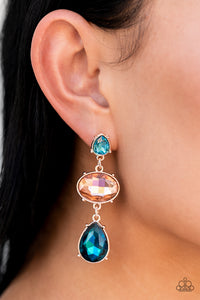 Blue,Earrings Post,Exclusive,Life of the Party,Rose Gold,Royal Appeal Multi ✧ Post Earring