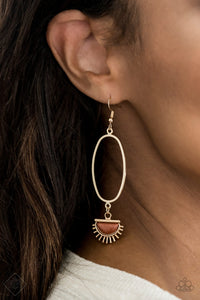 Earrings Fish Hook,Gold,Sunset Sightings,SOL Purpose Gold ✧ Earrings