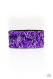 Starry Sequins Purple Sparkle Wrap