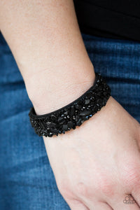 Black,Suede,Urban Sparkle Wrap,Totally Crushed It Black