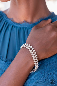 Bracelet Clasp,Bracelet Sliding Bead,Exclusive,Life of the Party,White,Seize The Sizzle White  ✧ Sliding Bead Bracelet