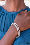 Seize The Sizzle White  ✧ Sliding Bead Bracelet