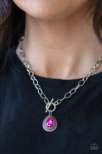 Necklace Short,Pink,Sheen Queen Pink ✨ Necklace