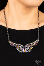 Empire Diamond Exclusive,Multi-Colored,Necklace Short,Oil Spill,Smoldering Shimmer Multi ✧ Oil Spill Necklace