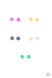 Multi-Colored,SS Earring,Flower Post Starlet Shimmer Earring