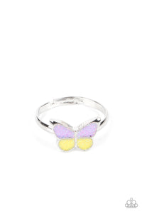 Blue,Butterfly,Light Pink,Multi-Colored,Pink,Purple,SS Ring,Yellow,Sparkly Butterfly Starlet Shimmer Ring