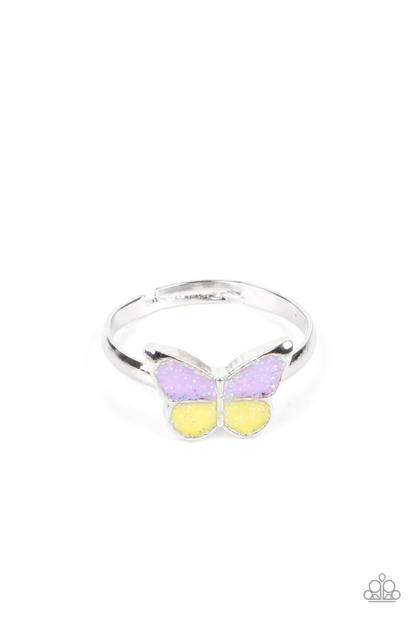 Sparkly Butterfly Starlet Shimmer Ring SS Earring