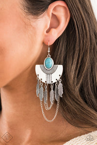 Blue,Earrings Fish Hook,Simply Santa Fe,Sure Thing, Chief! Blue ✧ Earrings