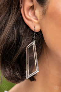 Black,Earrings Acrylic,White,The Final Cut Black ✧ Acrylic Earrings