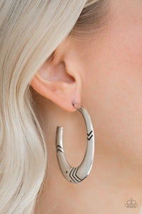 Earrings Hoop,Silver,Tribe Pride Silver ✧ Hoop Earrings