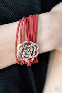 Bracelet Clasp,Leather,Red,Va Va BLOOM! Red ✧ Bracelet