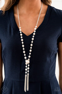 Fiercely 5th Avenue,Necklace Long,Sets,White,Vintage Diva White ✧ Necklace
