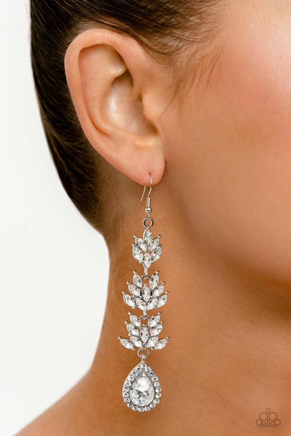 Water Lily Whimsy White ✧ Earrings