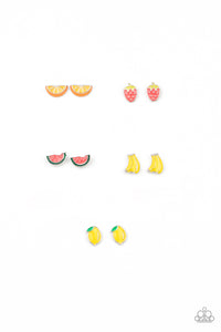 Orange,Red,SS Earring,Yellow,Fruit Shape Starlet Shimmer Earrings