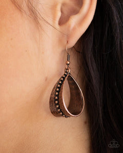 Copper,Earrings Fish Hook,STIRRUP Some Trouble Copper ✧ Earrings